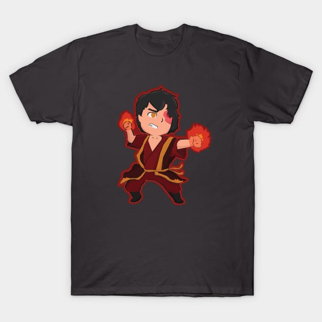 Zuko Avatar the Last Airbender T-Shirt by YipeeKaiYay